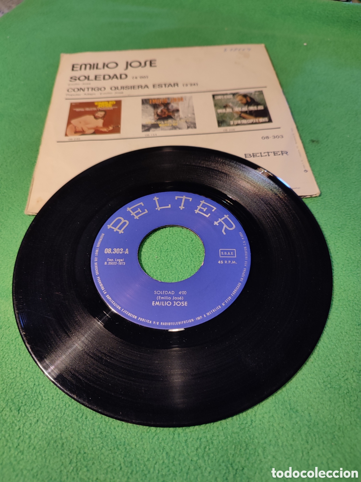 Discos de vinilo: Emilio Jos&eacute; - Soledad - Foto 2