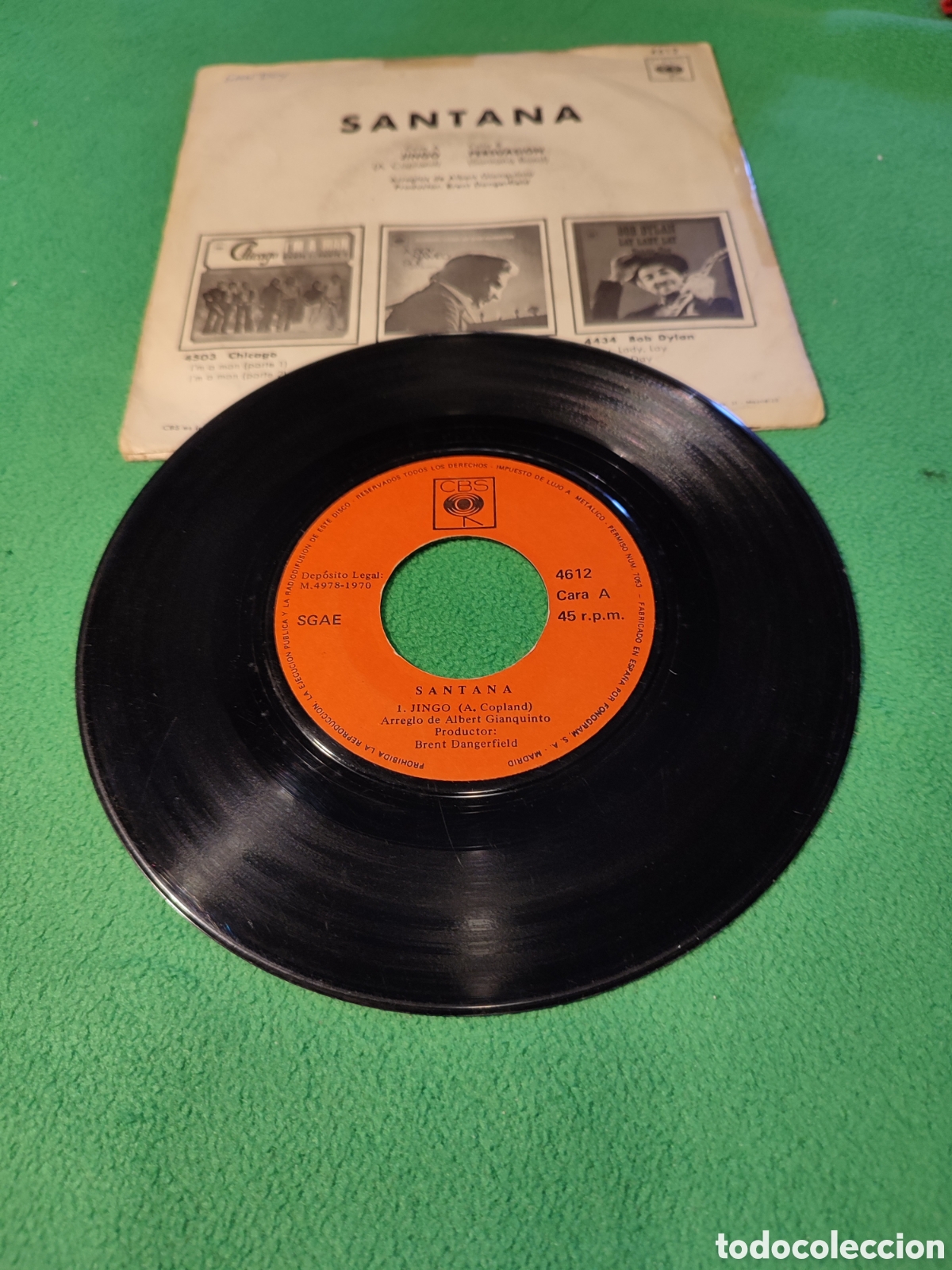 Discos de vinilo: Santana - Jingo edici&oacute;n espa&ntilde;ola - Foto 2