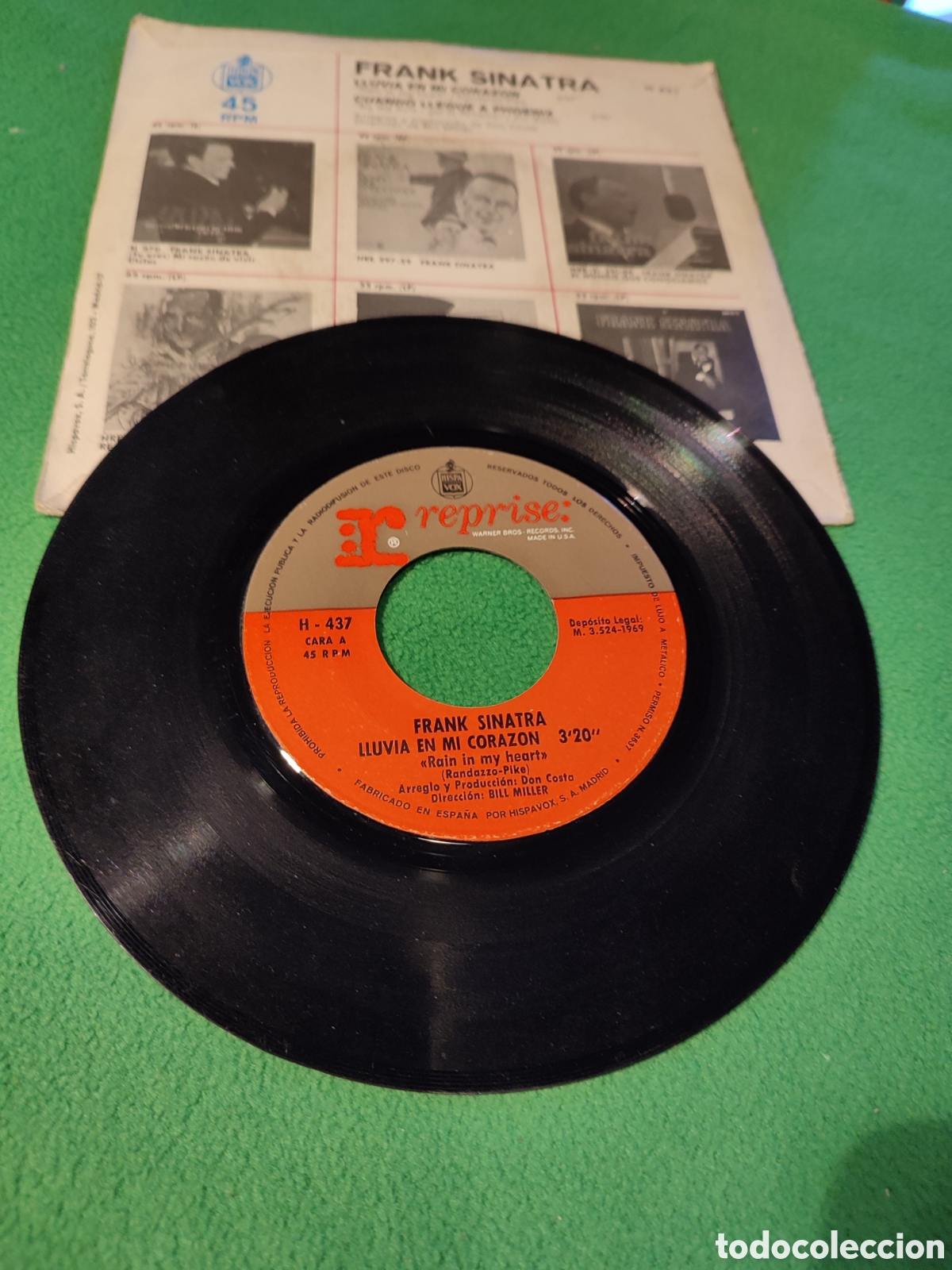 Discos de vinilo: Frank Sinatra - Lluvia en mi coraz&oacute;n - Foto 2