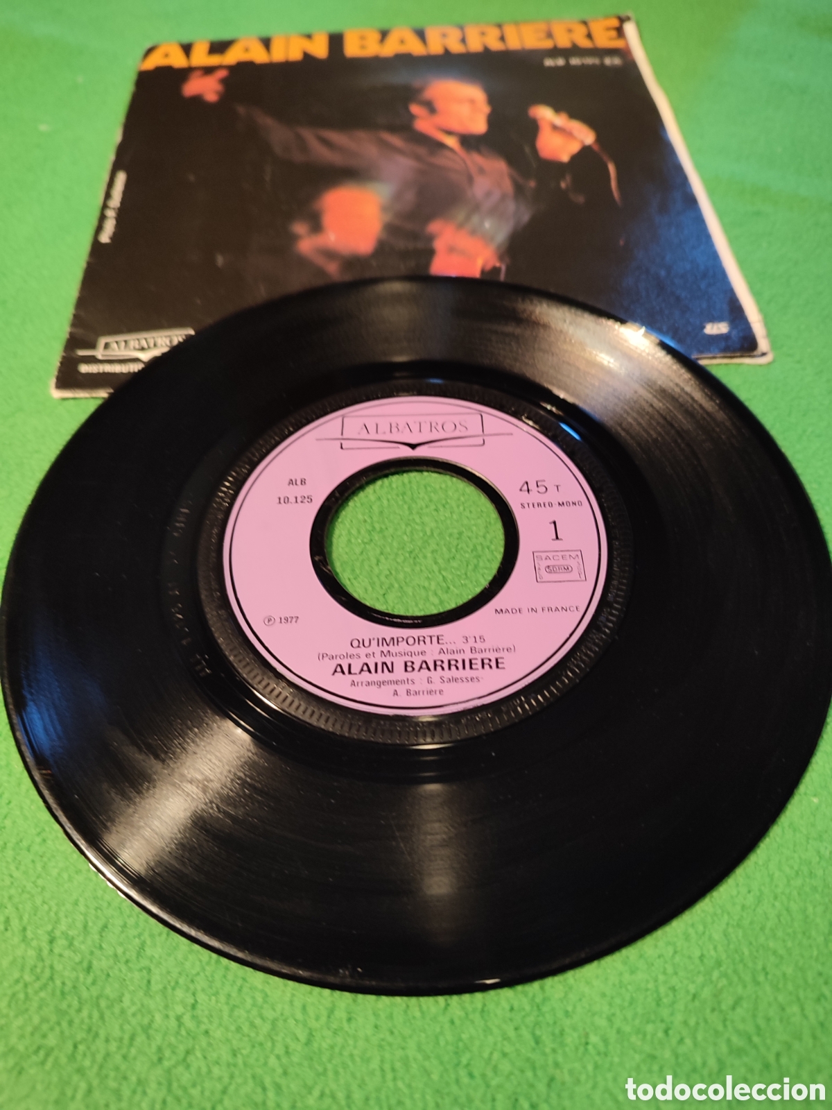Discos de vinilo: Alain Barriere - Quimporte . - Foto 2