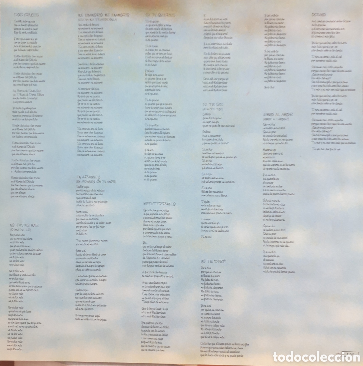 Discos de vinilo: Paloma mediterr&aacute;nea. Disco de vinilo. - Foto 4