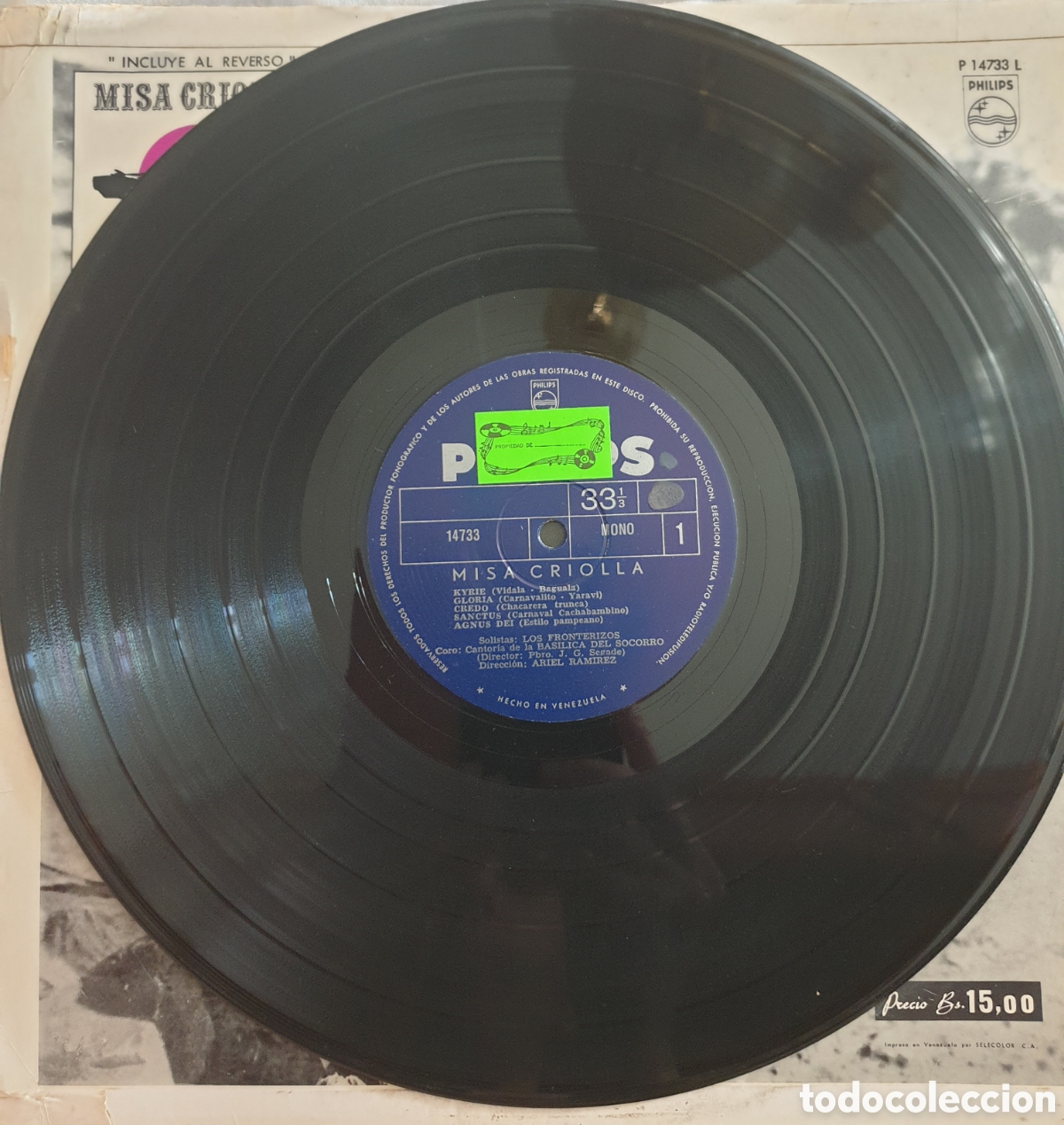 Discos de vinilo: Misa Criolla. Philips. 1964. - Foto 3