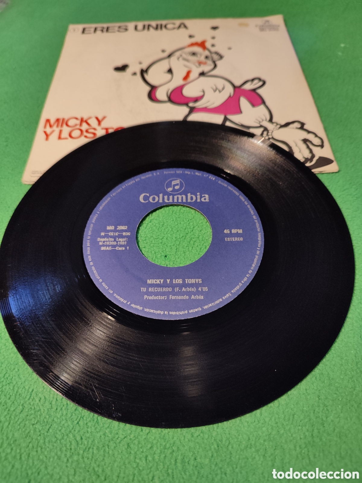 Discos de vinilo: Micky y Los Tonys - Tu recuerdo - Foto 2