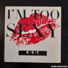 Discos de vinilo: RIGHT SAID FRED – I'M TOO SEXY. VINILO, 7”, SINGLE, PROMO 1991 ESPAÑA