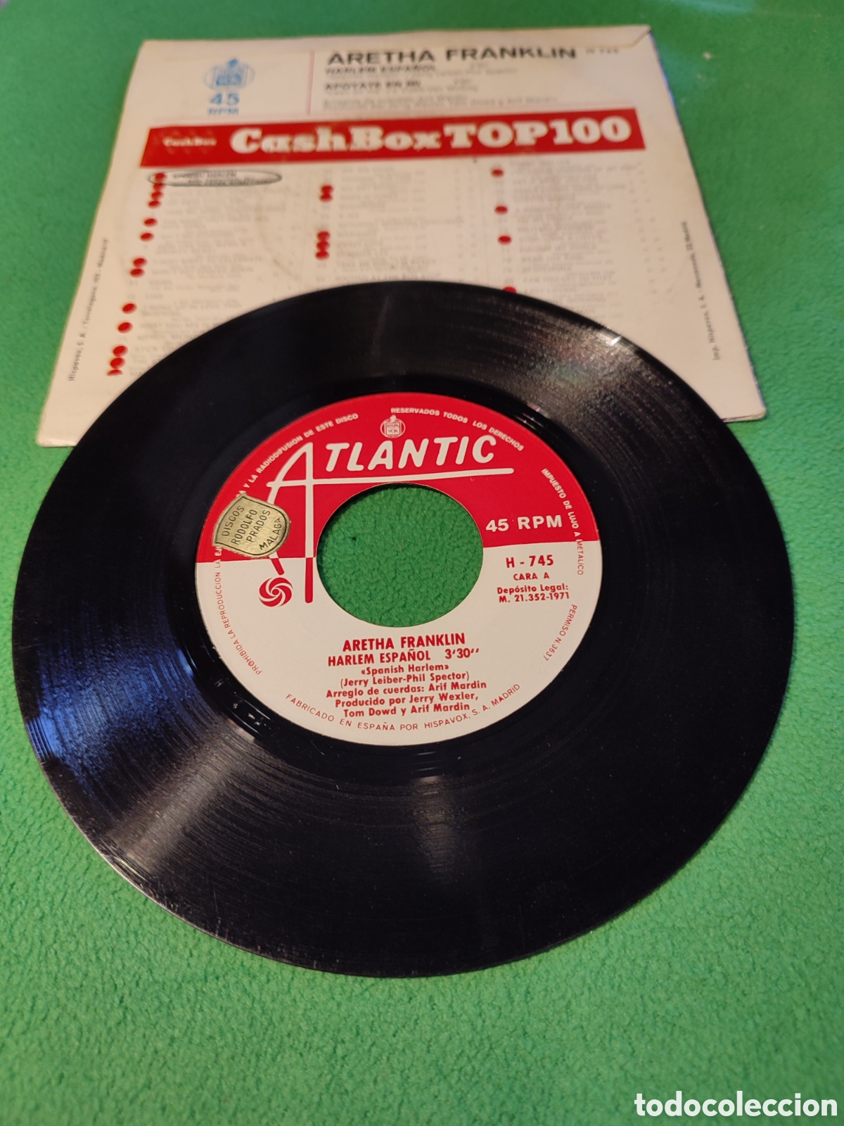 Discos de vinilo: Aretha Franklin - Harlem espa&ntilde;ol - Foto 2