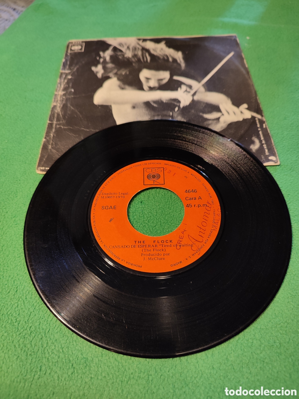 Discos de vinilo: The Flock - Cansado de esperar - Foto 2