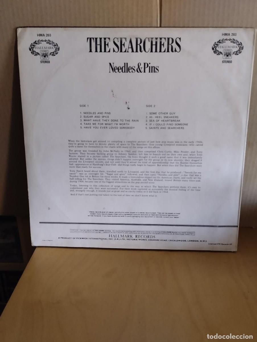 Discos de vinilo: THE SEARCHERS ---- NEEDLES & PINS - Foto 2