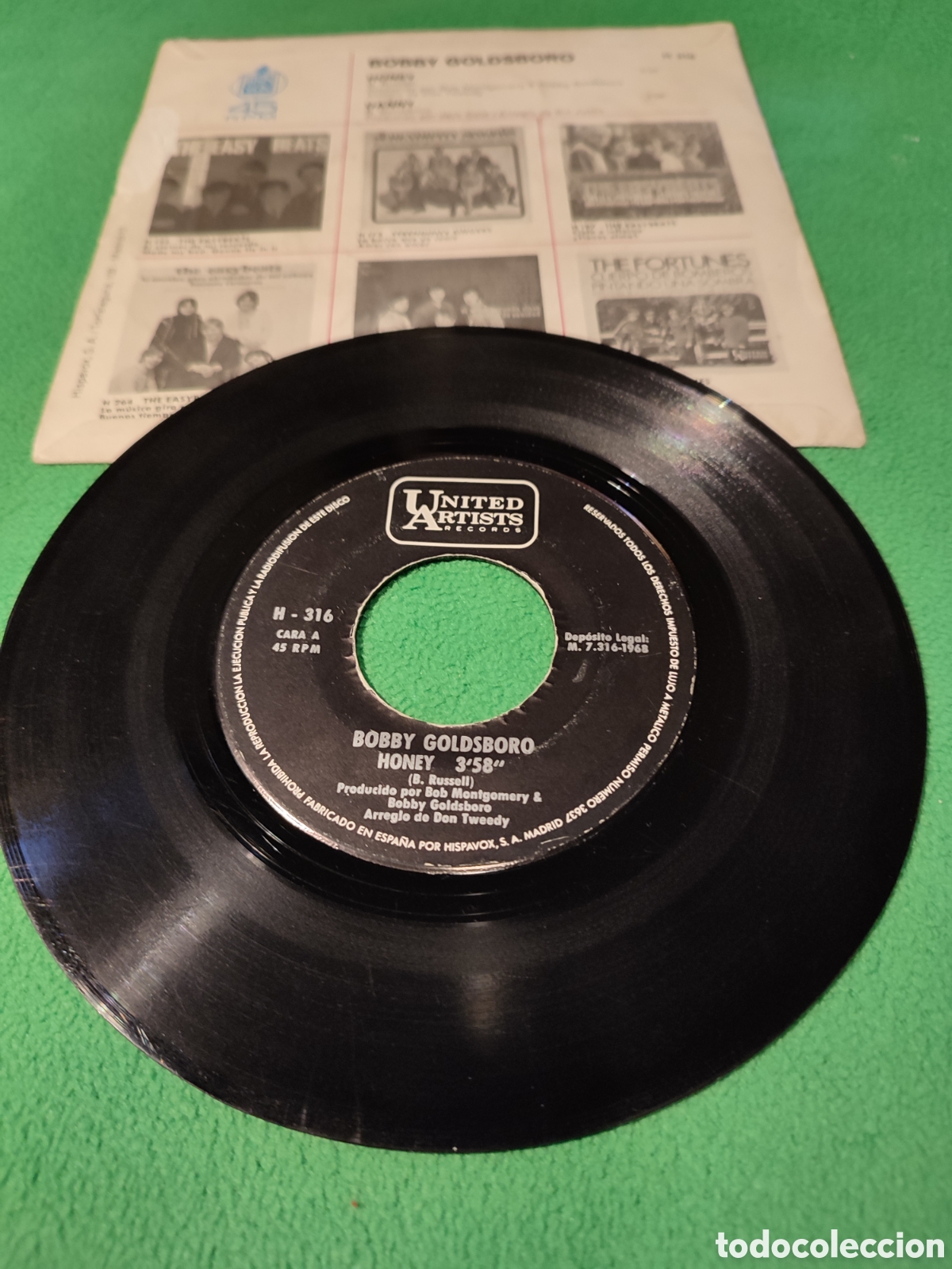 Discos de vinilo: Bobby Goldsboro - Honey - Foto 2