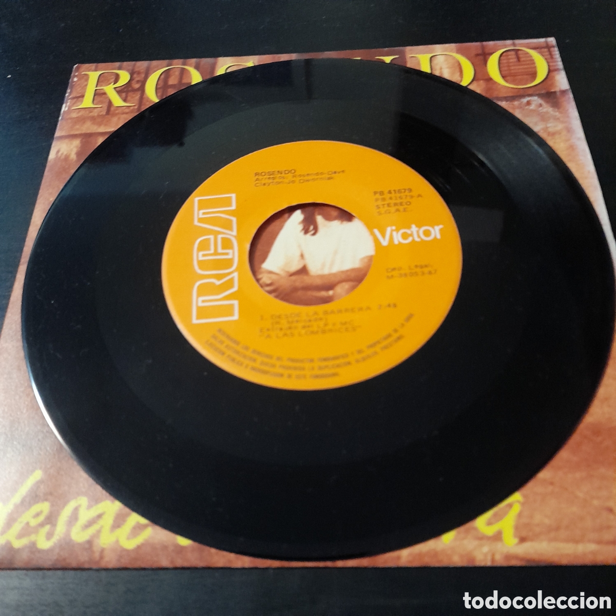 Discos de vinilo: Rosendo &ndash; Desde La Barrera. Vinilo, 7&rdquo; 1987 - Foto 3