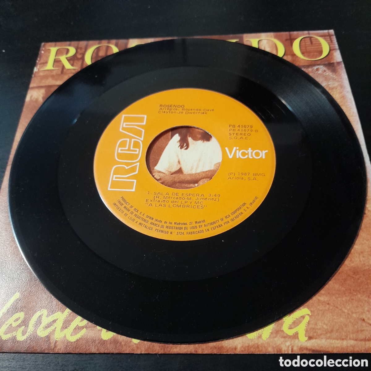 Discos de vinilo: Rosendo &ndash; Desde La Barrera. Vinilo, 7&rdquo; 1987 - Foto 4