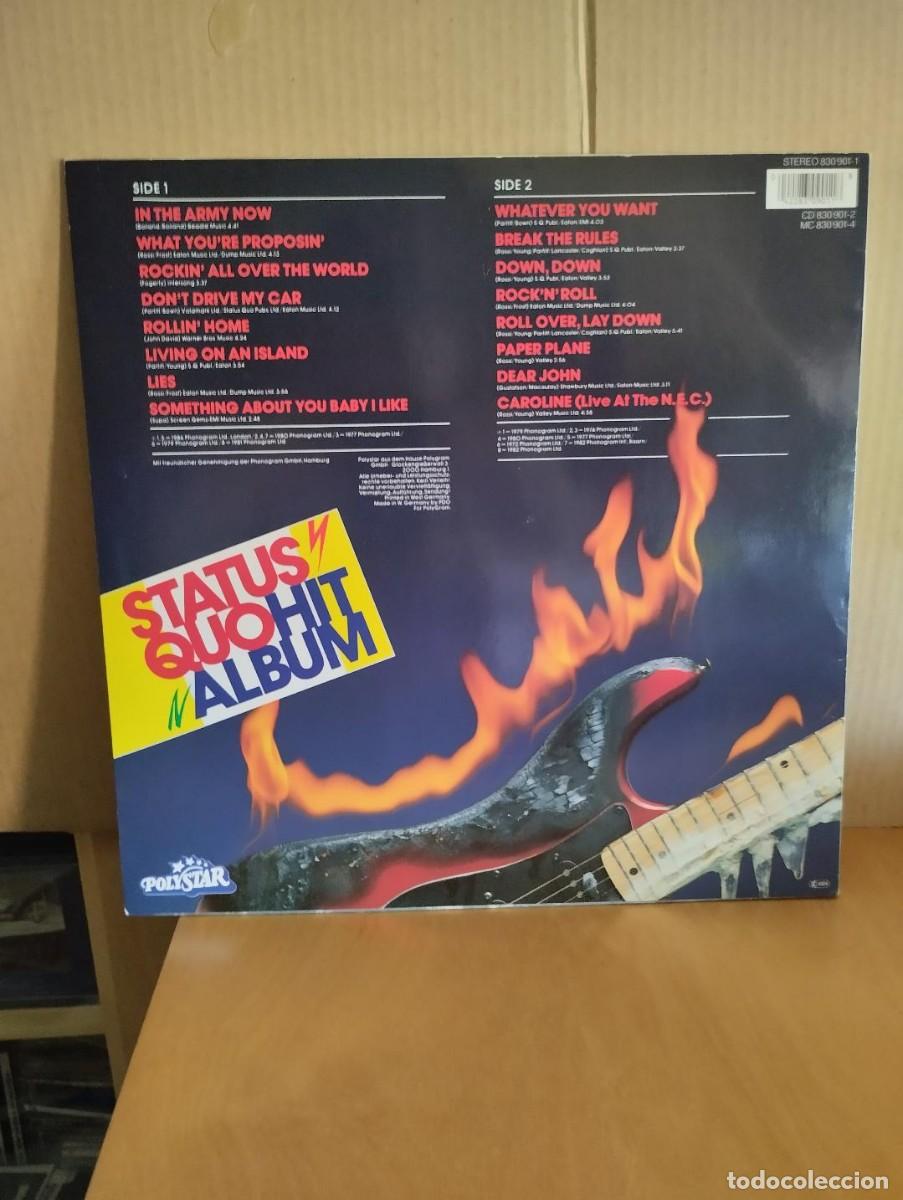 Discos de vinilo: STATUS QUO --- HIT ALBUM - Foto 2