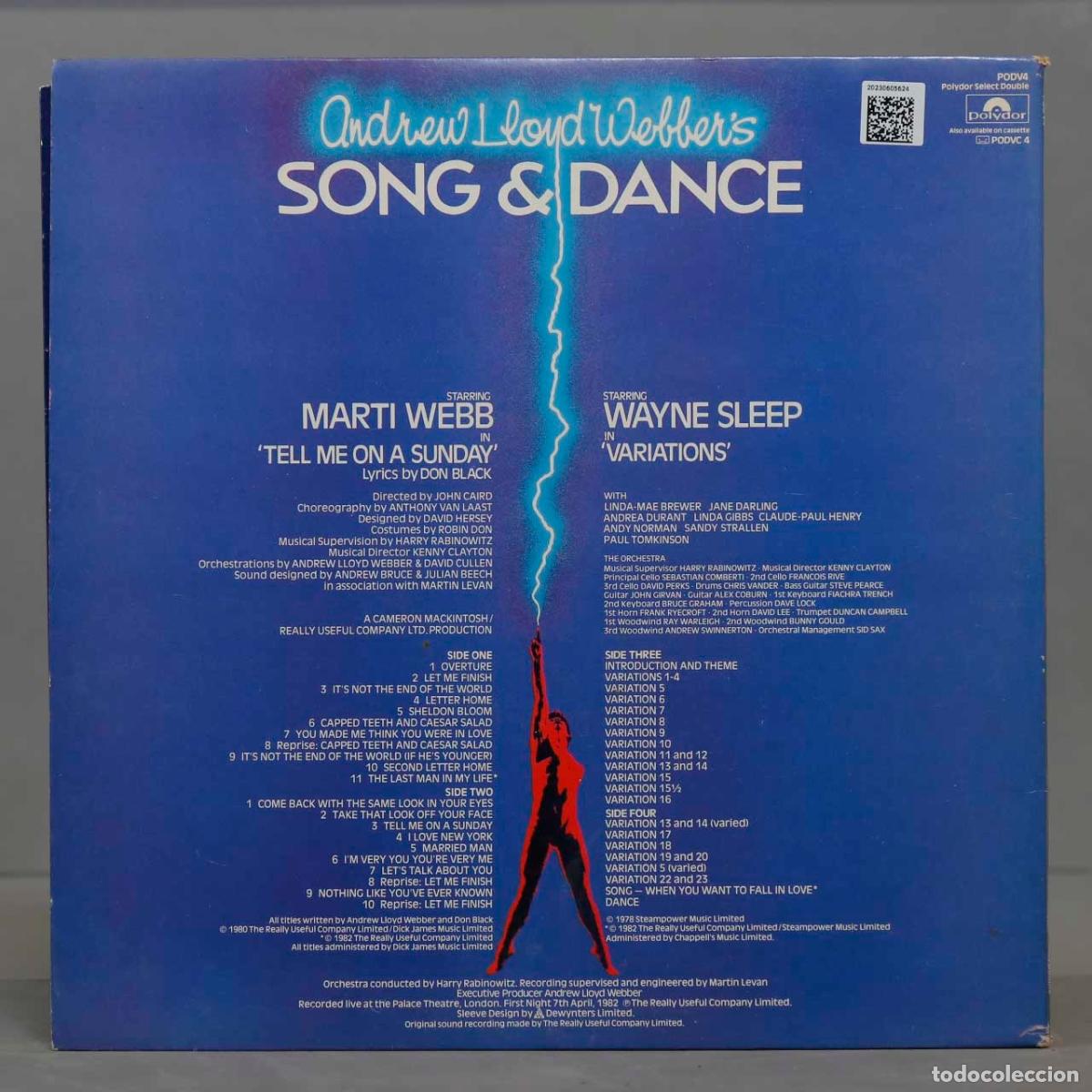 Discos de vinilo: LP. Andrew Lloyd Webber &ndash; Song AND Dance - Foto 2