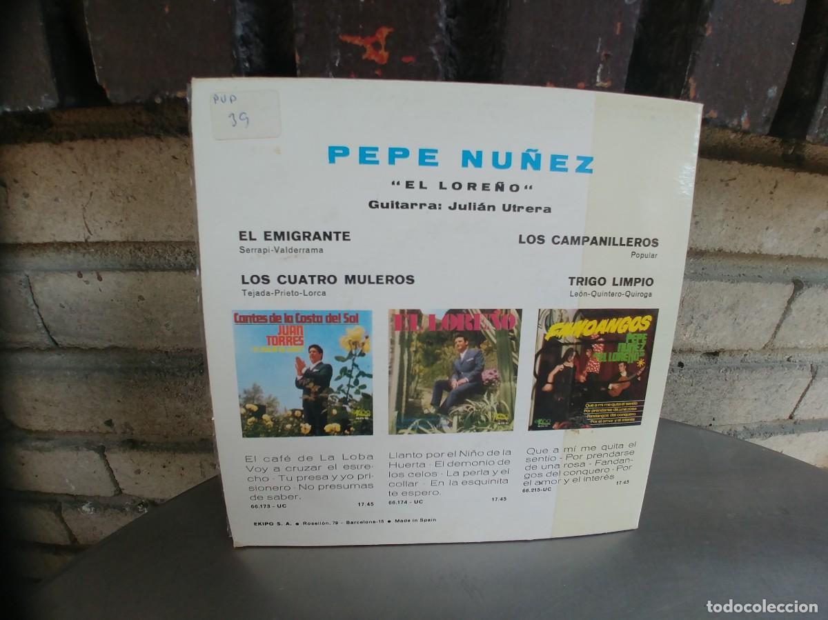 Discos de vinilo: EL LORE&Ntilde;O-EP EL EMIGRANTE +3 - Foto 2