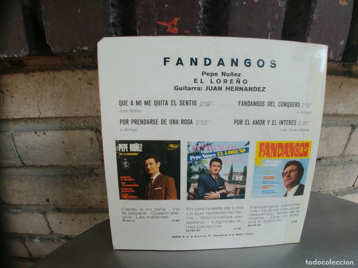 Discos de vinilo: EL LORE&Ntilde;O-EP FANDANGOS - Foto 2