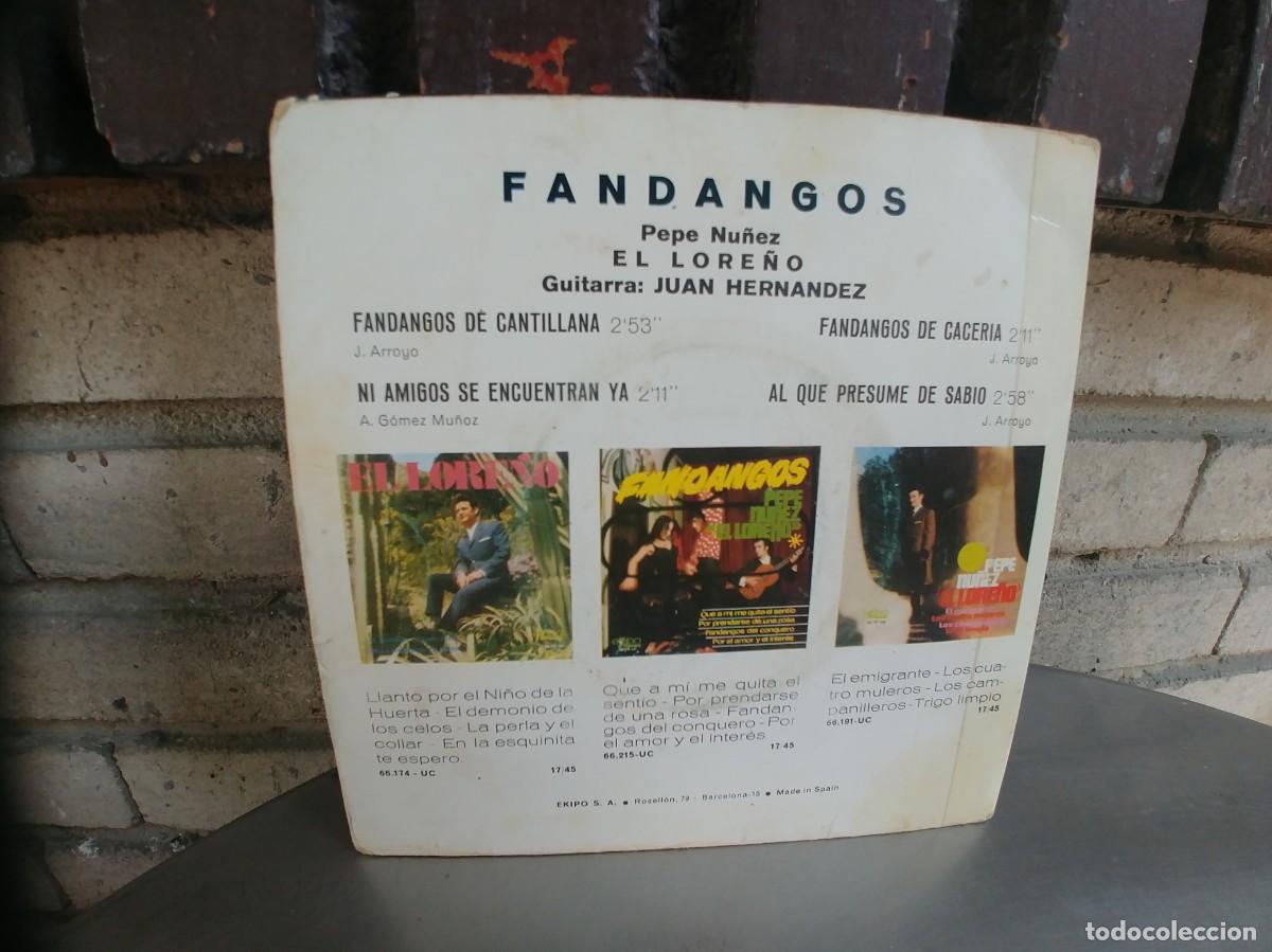 Discos de vinilo: EL LORE&Ntilde;O-EP FANDANGOS - Foto 2