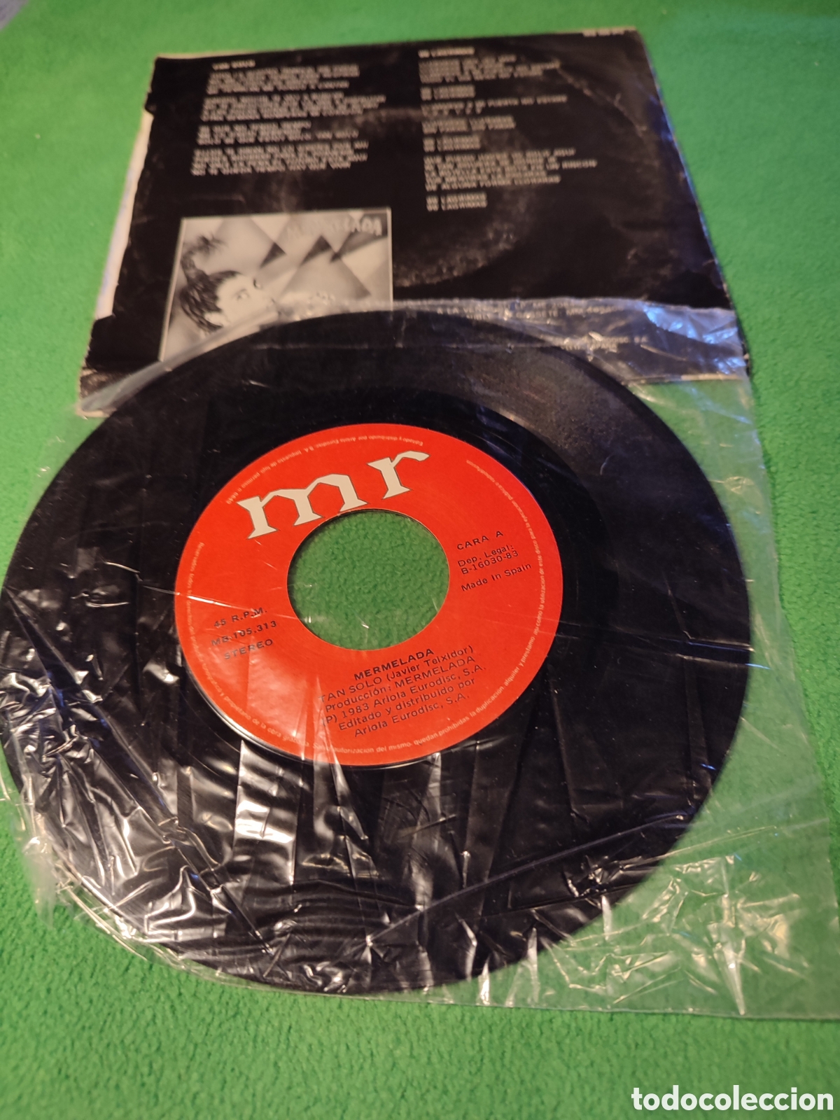 Discos de vinilo: Mermelada - Tan solo Vinilo Single - Foto 2