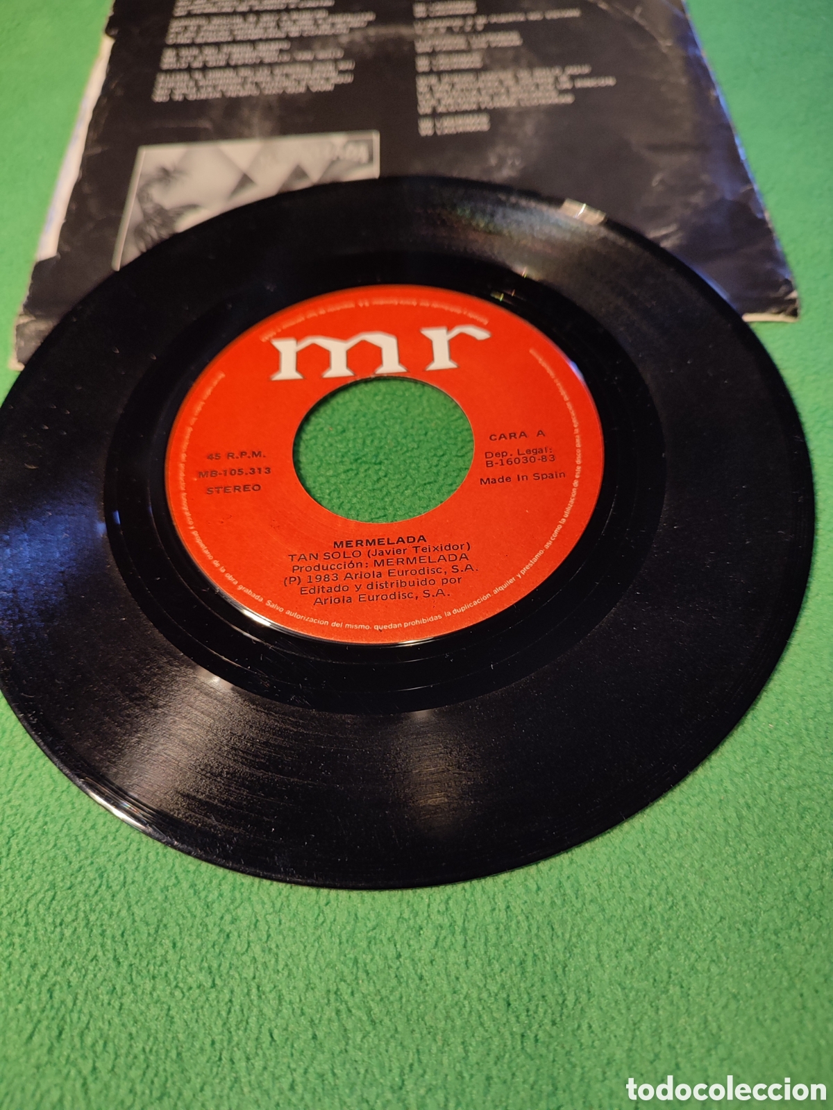 Discos de vinilo: Mermelada - Tan solo Vinilo Single - Foto 3