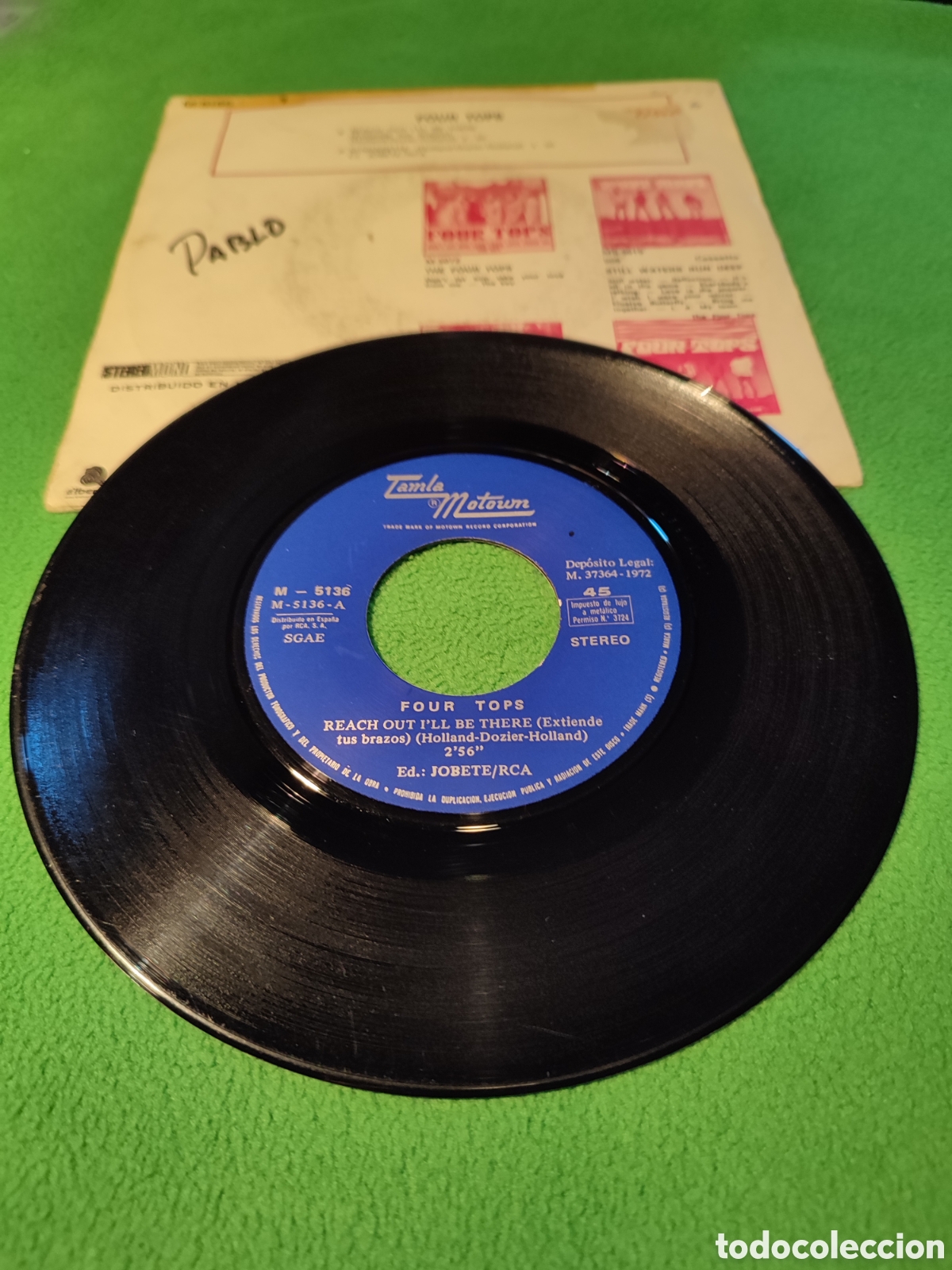 Discos de vinilo: Four Tops - Reach out ill be there - Foto 2
