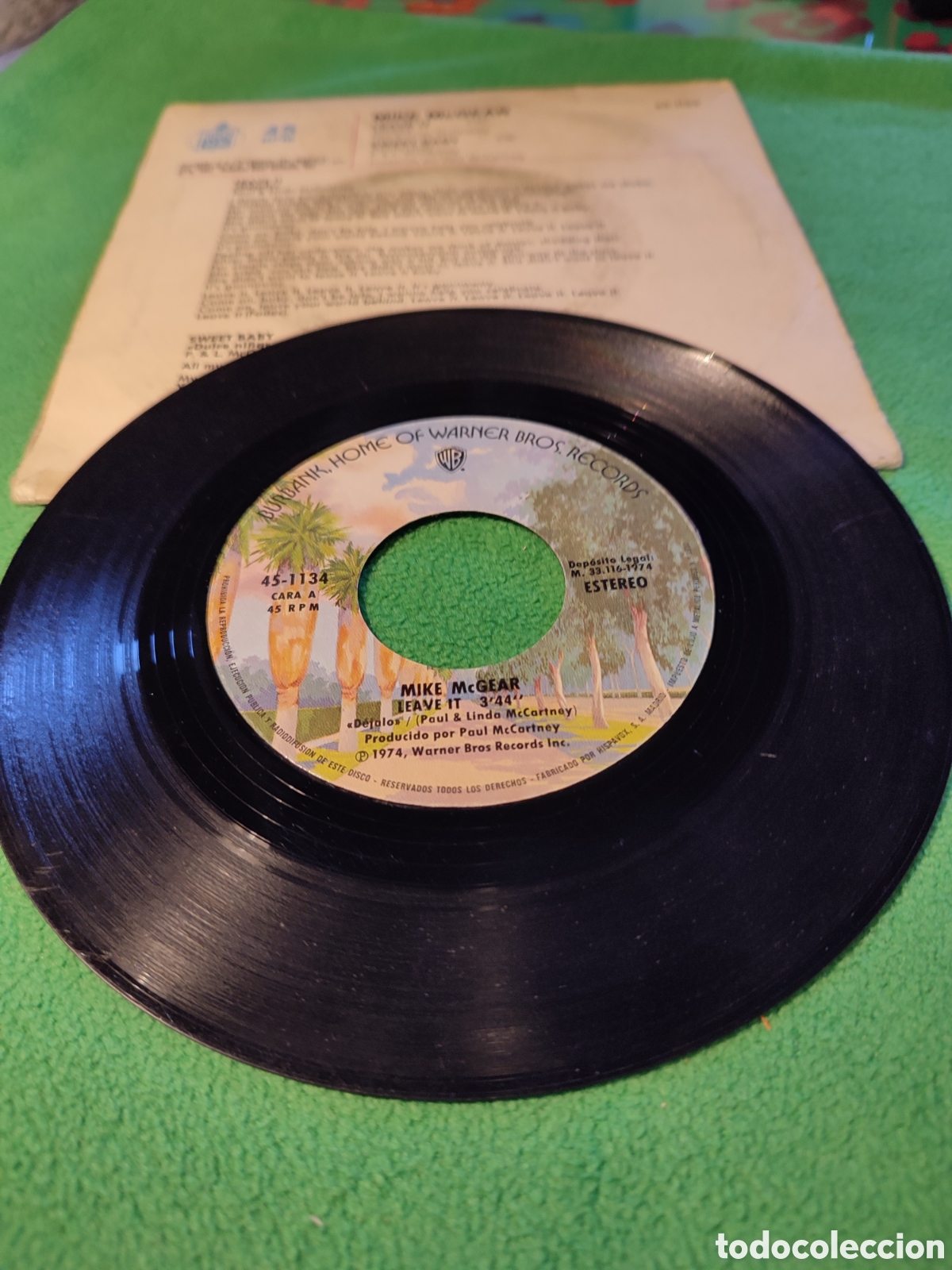 Discos de vinilo: Mike McGear - Leave it - Foto 2