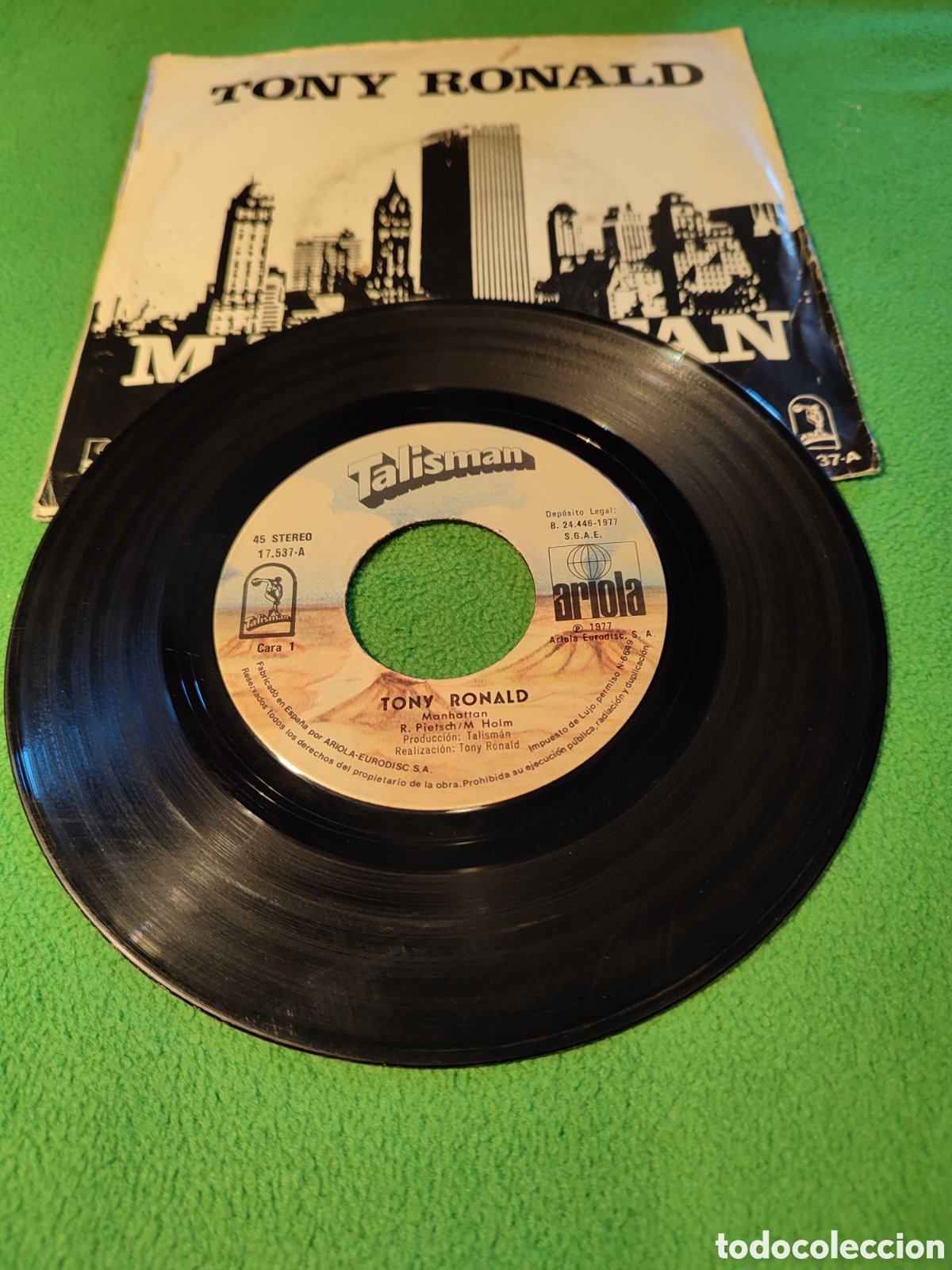 Discos de vinilo: Tony Ronald - Manhattan - Foto 2