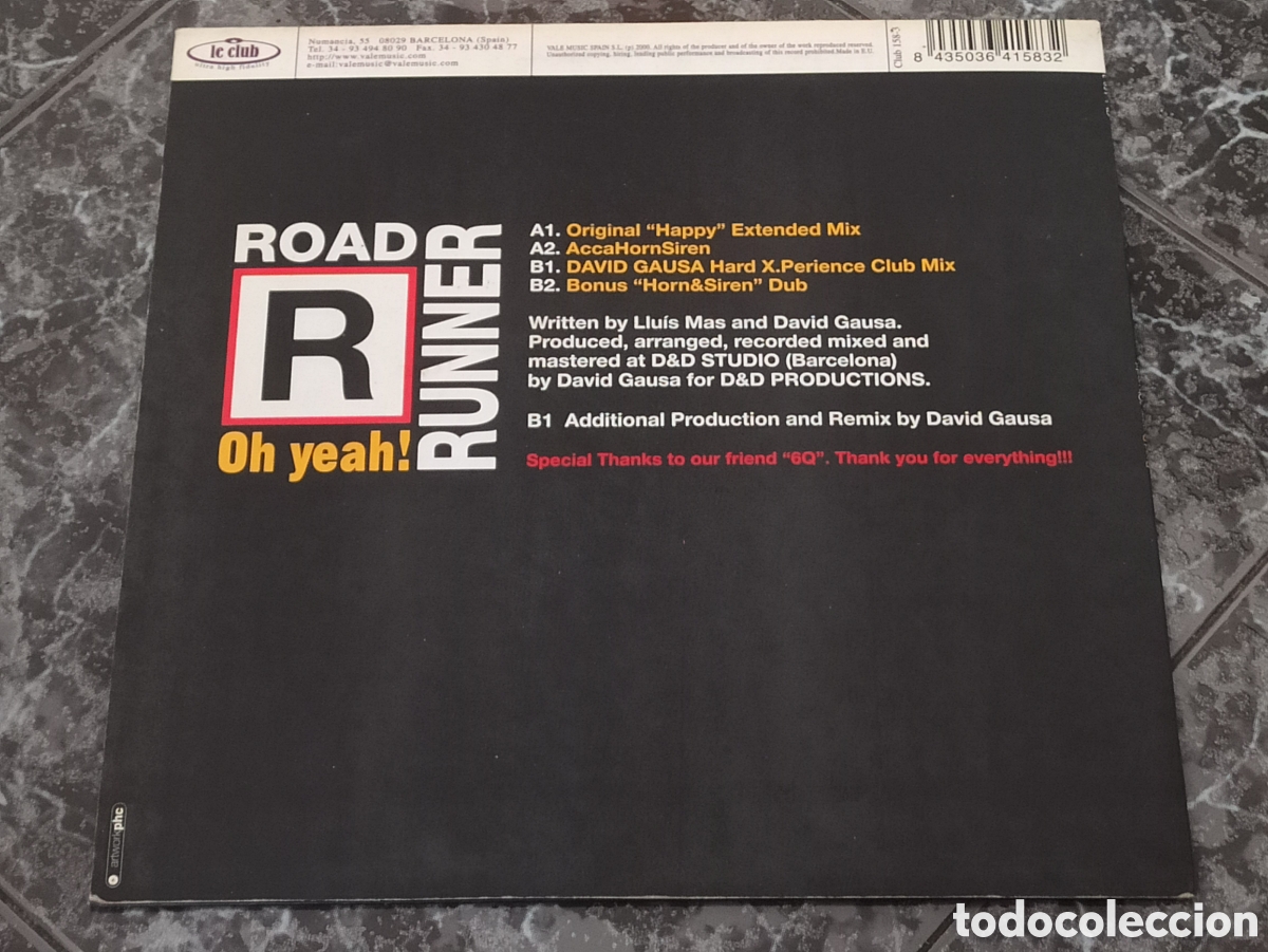 Discos de vinilo: Road Runner - Oh Yeah! (12&rdquo;) - Foto 2
