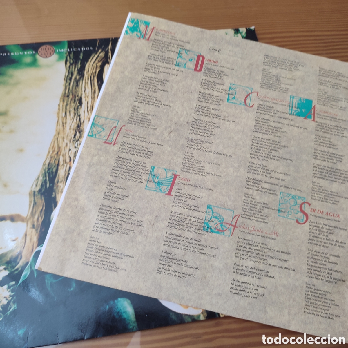 Discos de vinilo: disco de vinilo de Presuntos Implicados&rdquo; Ser De Agua&rdquo; - Foto 4