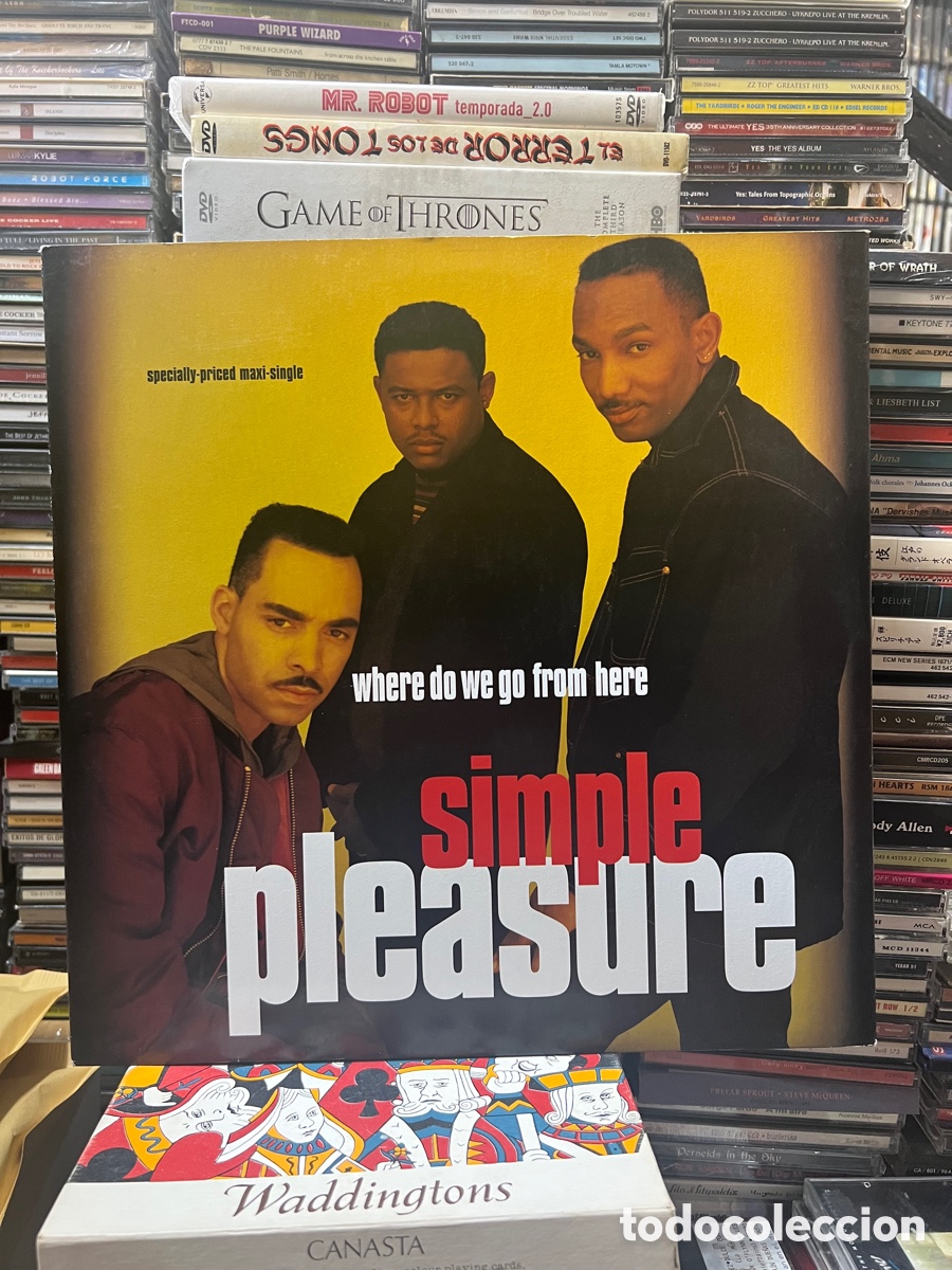 Discos de vinilo: Simple pleasure Where do we go from here - Foto 1