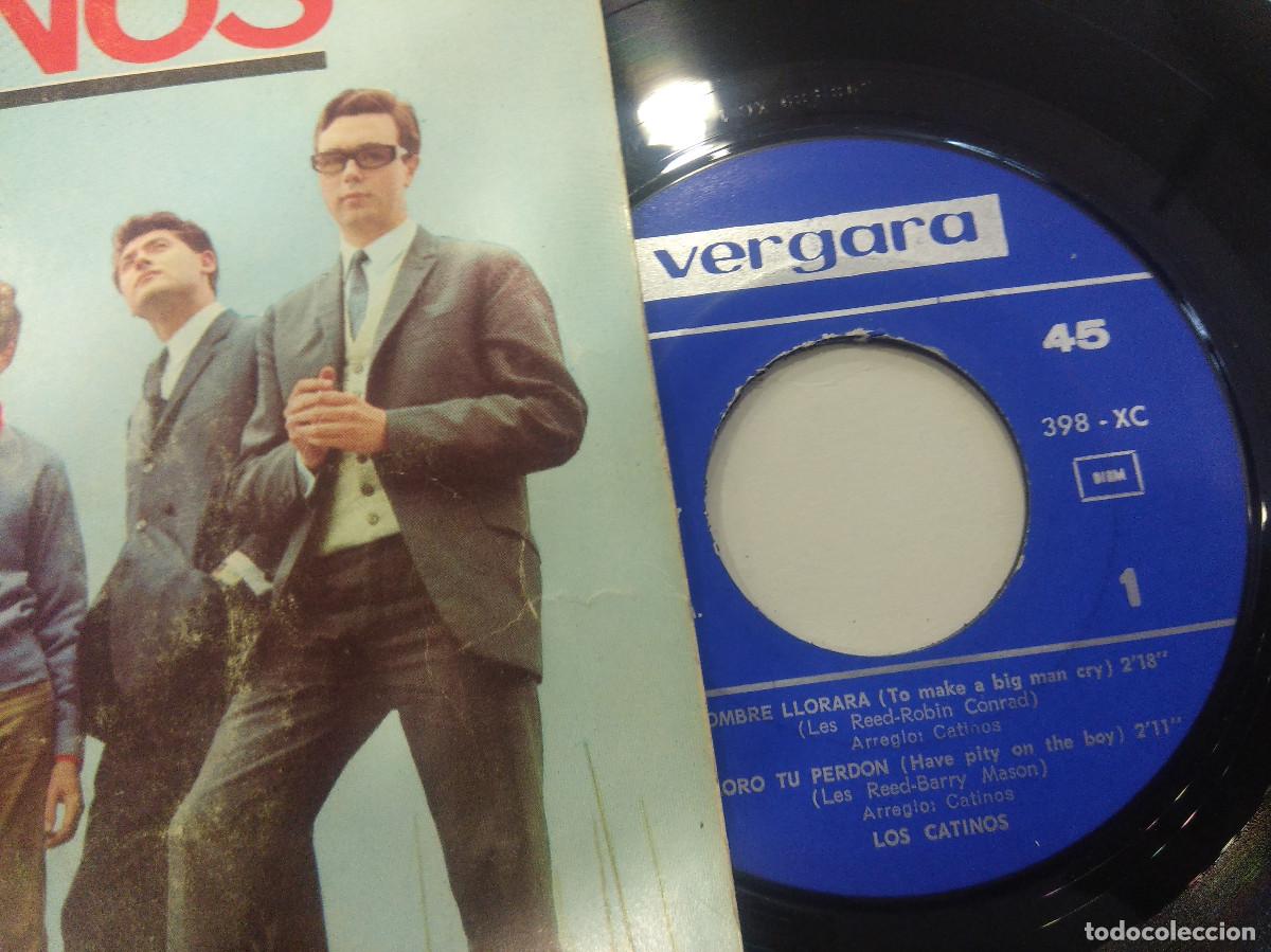 Discos de vinilo: LOS CATINOS/IMPLORO TU PERDON/SINGLE. - Foto 2