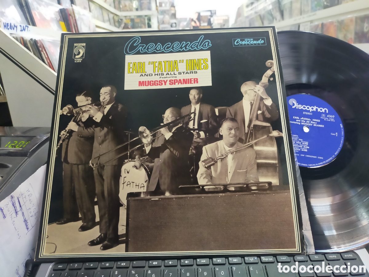 Disques de vinyle: Earl ''fatha'' hines LP Espa&ntilde;a 1979