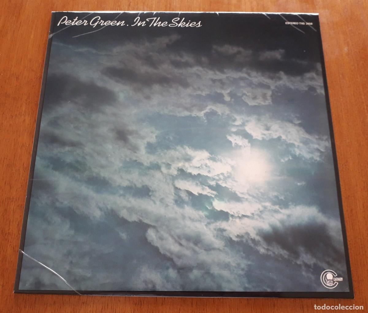 Discos de vinilo: PETER GREEN In The Skies (Carnaby TXS 3158 - Spain 1979) ORIGINAL LP