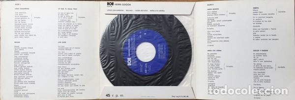 Discos de vinilo: Josepe Irigarai &lrm;&ndash; Irigarai - 7&rdquo; - Foto 6
