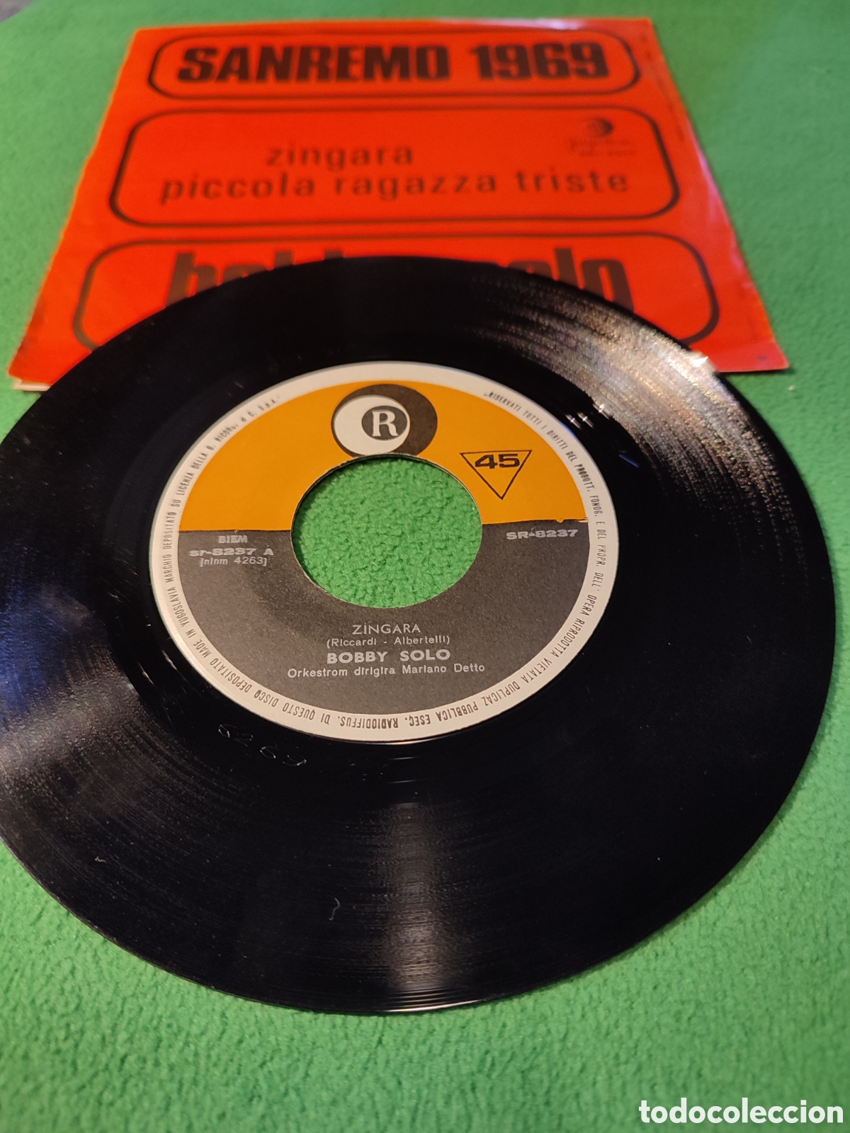 Discos de vinilo: Bobby Solo - Z&iacute;ngara - Foto 2