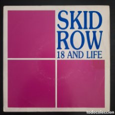 Discos de vinilo: SKID ROW – 18 AND LIFE. 1989, ESPAÑA. VINILO, 7”, 45 RPM, SINGLE, PROMO
