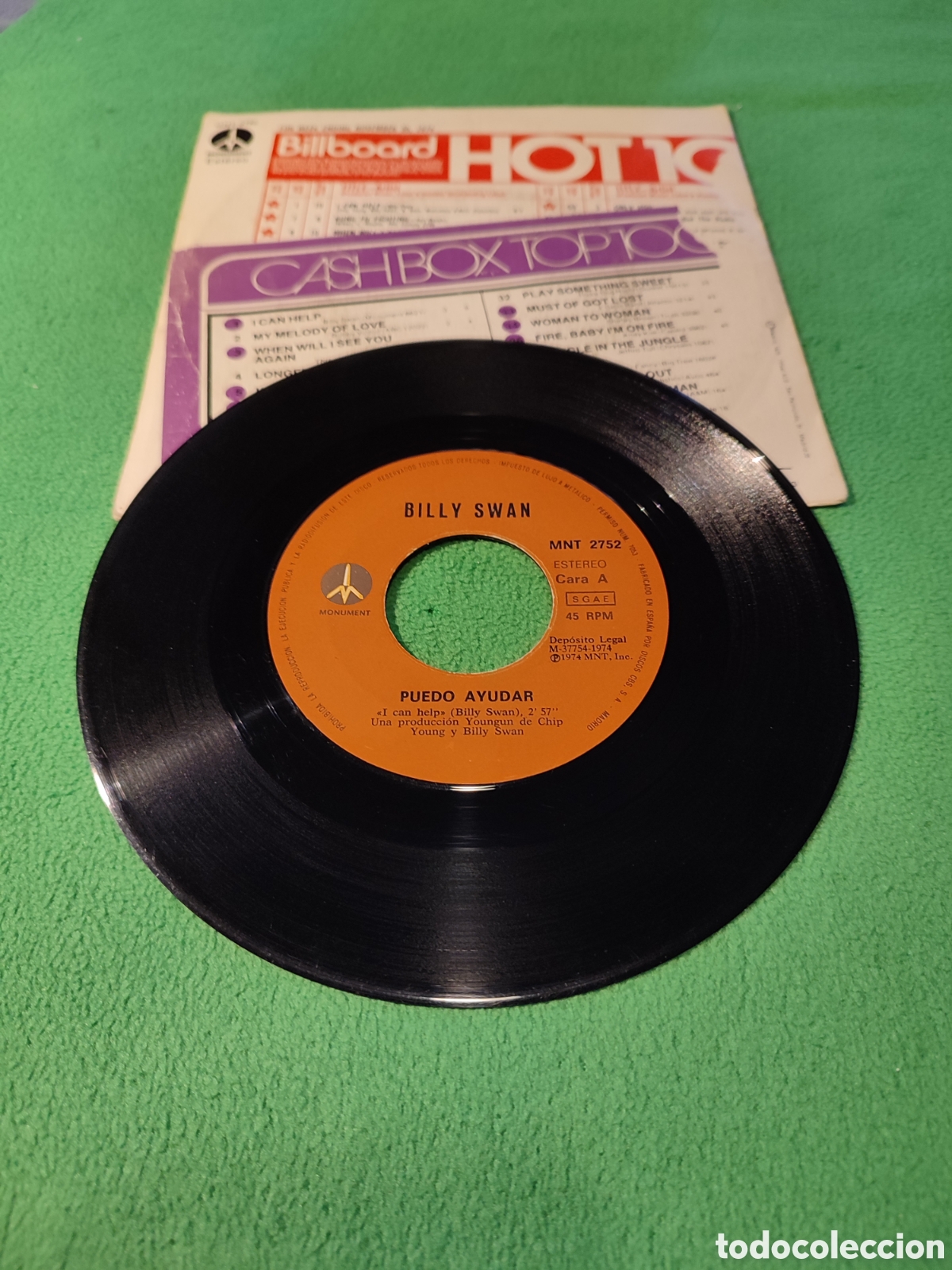 Discos de vinilo: Billy Swan - Puedo ayudar - Foto 2