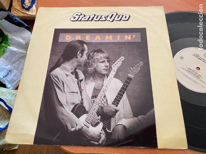 Discos de vinilo: STATUS QUO (DREAMIN) MAXI 1986 (B-40) - Foto 1