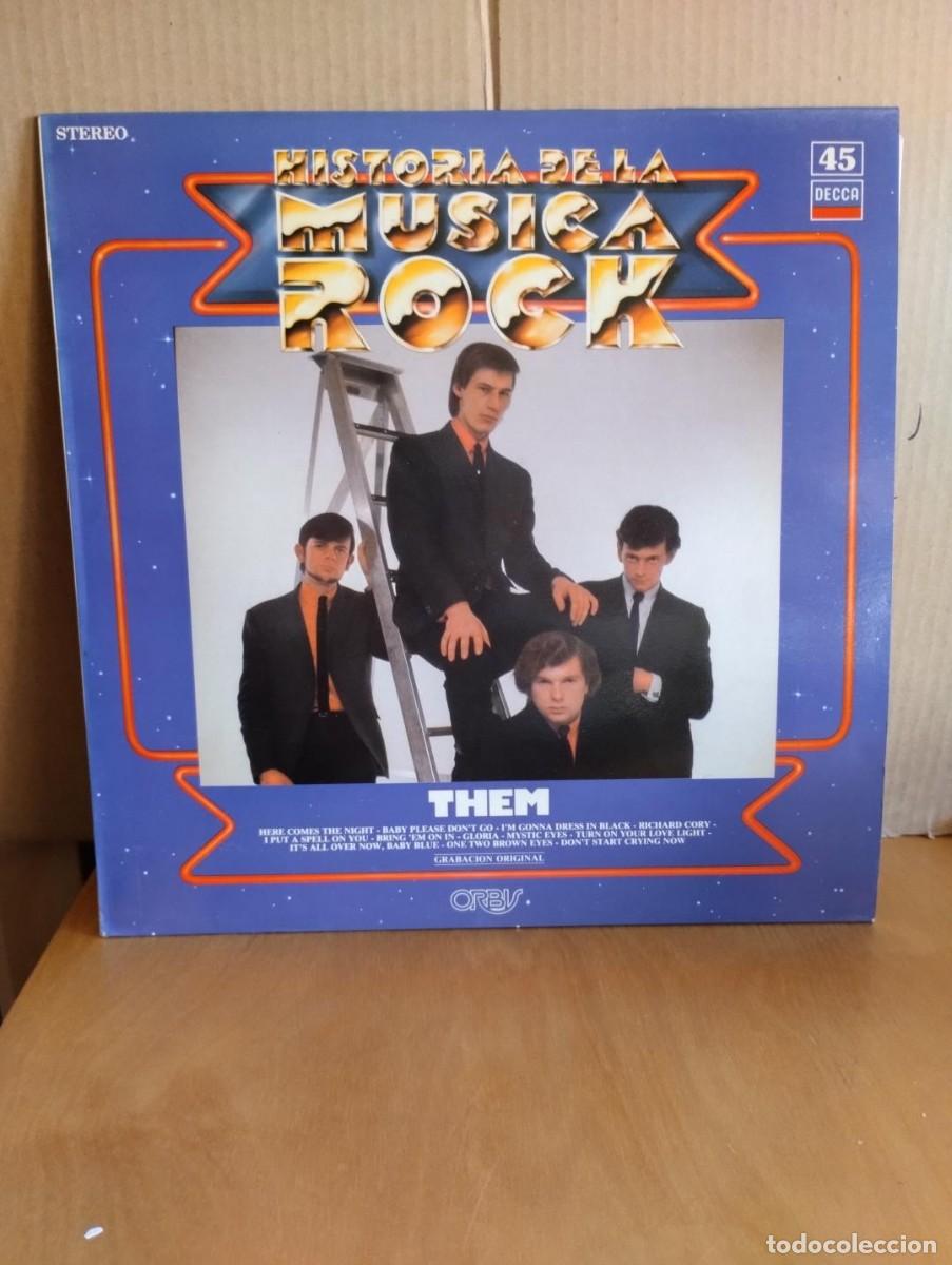 Discos de vinilo: THEM ---- HISTORIA DE LA MUSICA ROCK - Foto 1