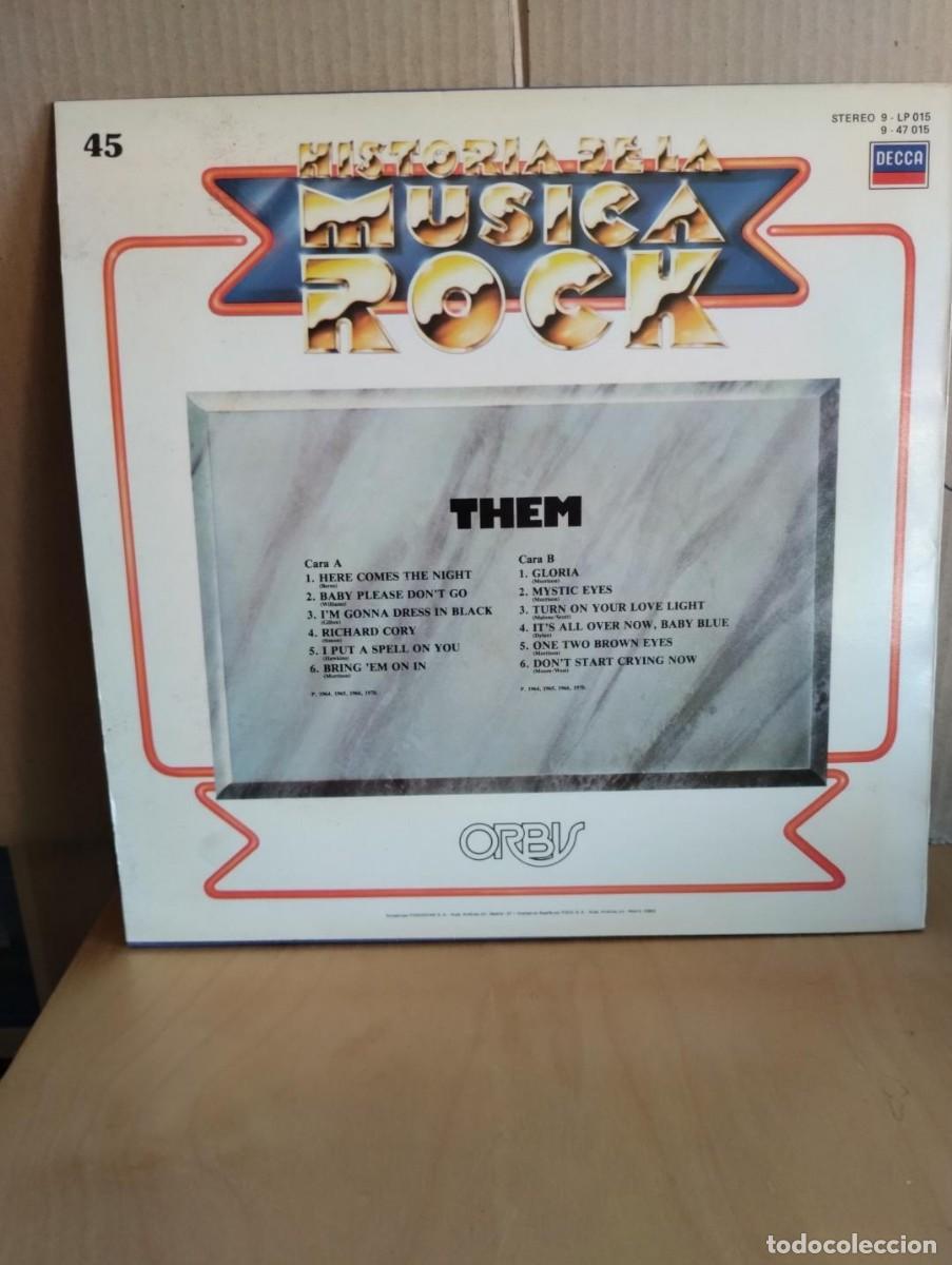 Discos de vinilo: THEM ---- HISTORIA DE LA MUSICA ROCK - Foto 2