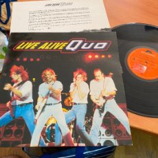 Discos de vinilo: STATUS QUO (LIVE ALIVE) LP 1992 UK (B-40)