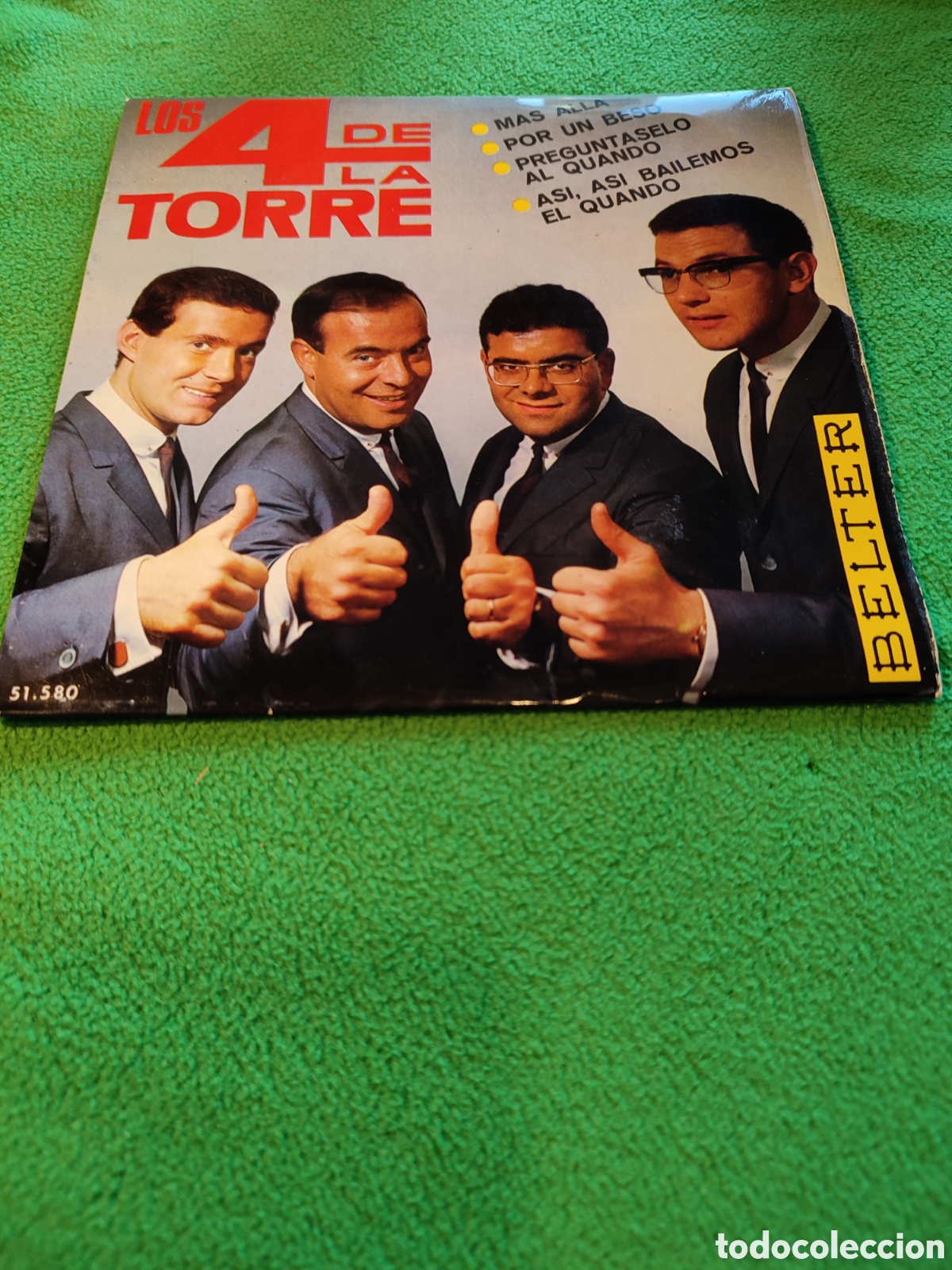 Discos de vinilo: Los 4 de la Torre - M&aacute;s all&aacute; + 3 - Foto 1