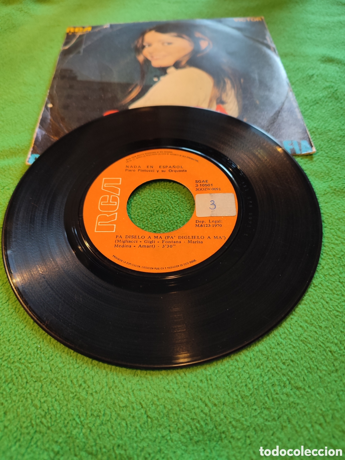 Discos de vinilo: Nada - Pa d&iacute;selo a Ma - Foto 2