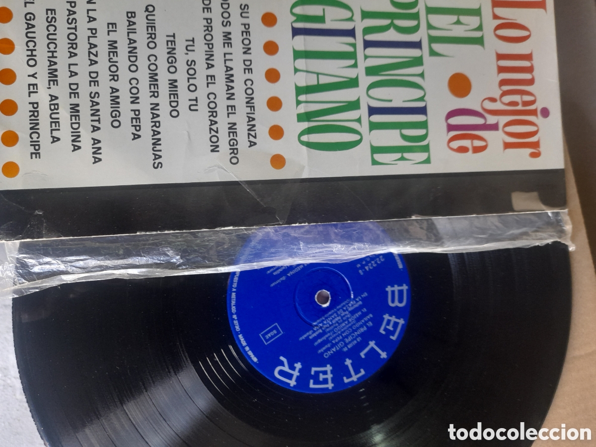 Discos de vinilo: Dos vinilos del Pr&iacute;ncipe Gitano - Foto 5