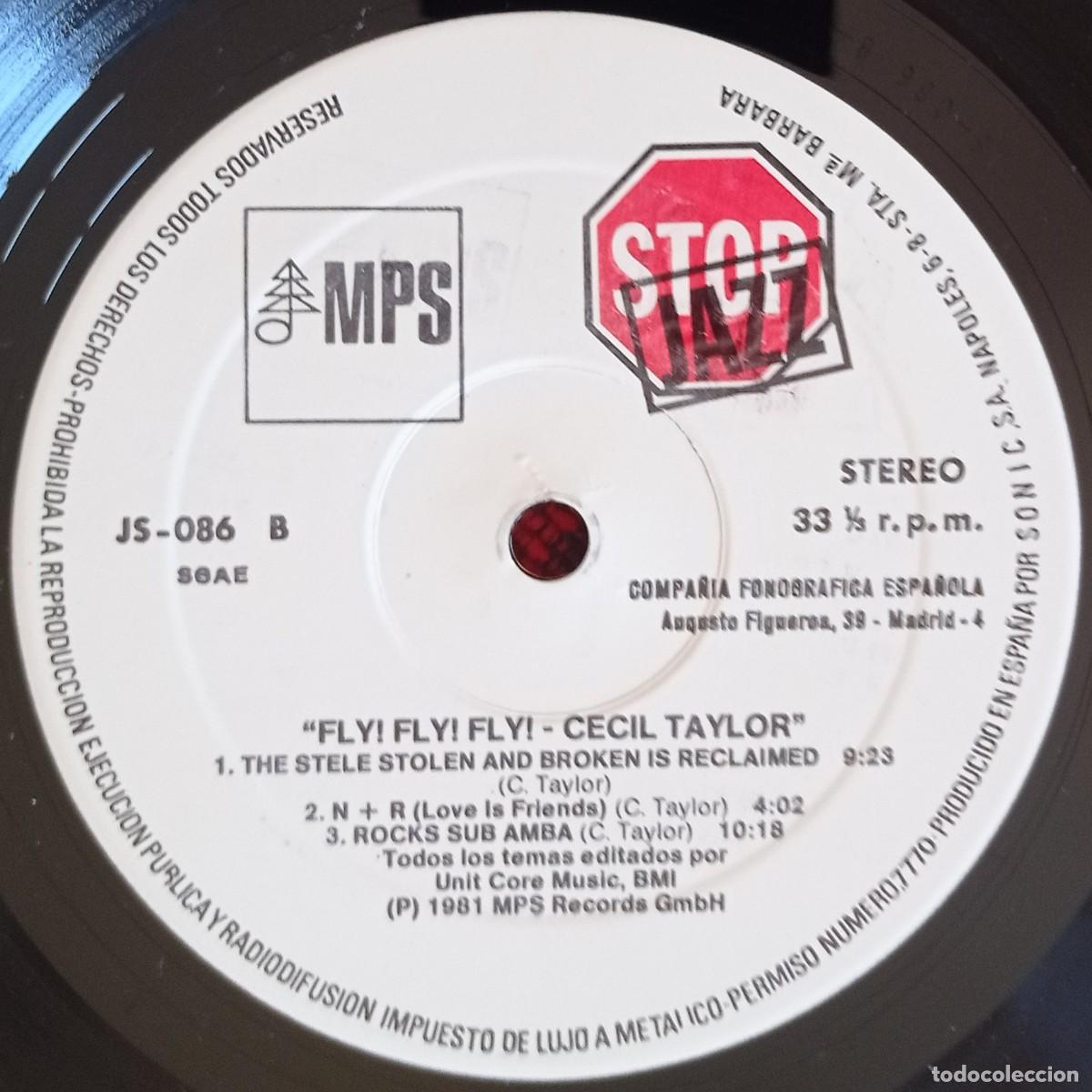 Discos de vinilo: CECIL TAYLOR ** Fly! Fly! Fly! Fly! Fly! ** VINILO LP 1982 - Foto 4