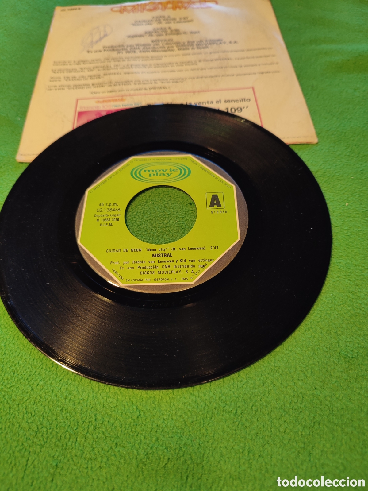 Discos de vinilo: Mistral - Ciudad de ne&oacute;n - Foto 2