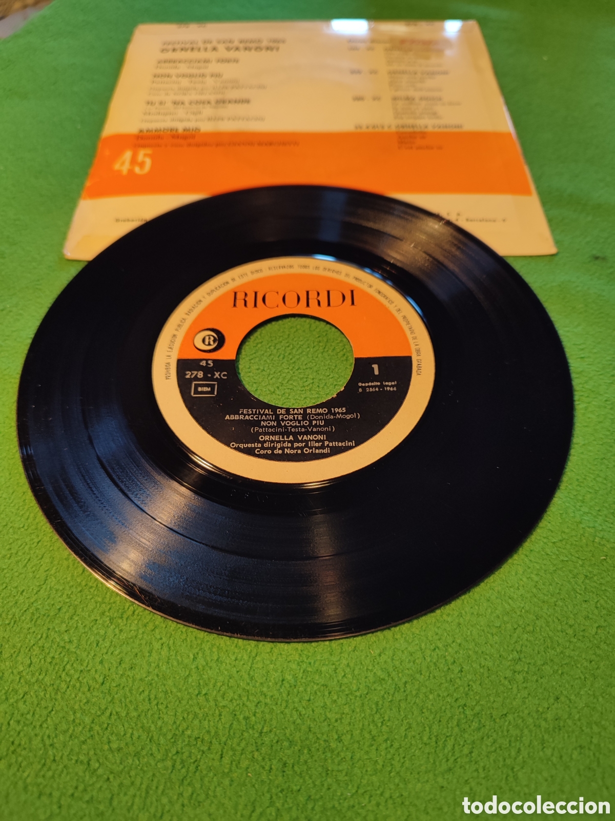 Discos de vinilo: Ornella Vanoni - Abbracciami forte + 3 - Foto 2