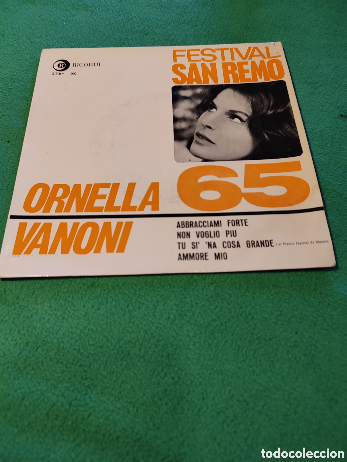 Discos de vinilo: Ornella Vanoni - Abbracciami forte + 3 - Foto 1