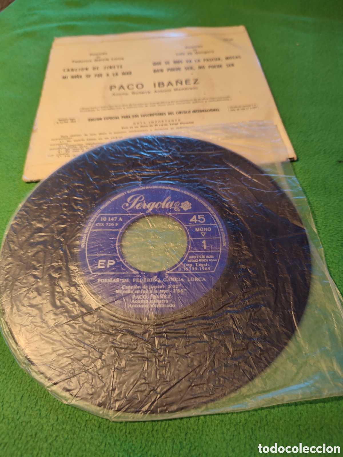 Discos de vinilo: Paco Ib&aacute;&ntilde;ez - Canci&oacute;n del jinete+ 3 - Foto 2