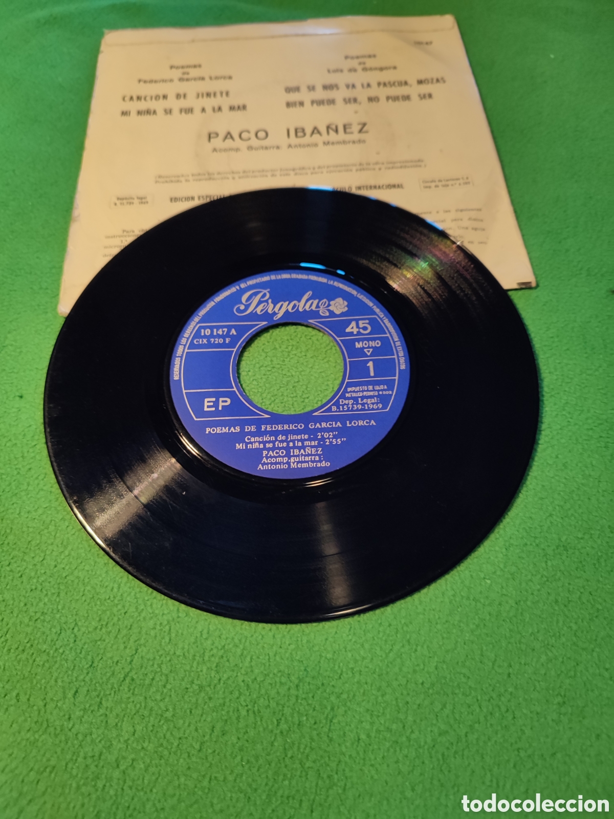 Discos de vinilo: Paco Ib&aacute;&ntilde;ez - Canci&oacute;n del jinete+ 3 - Foto 3