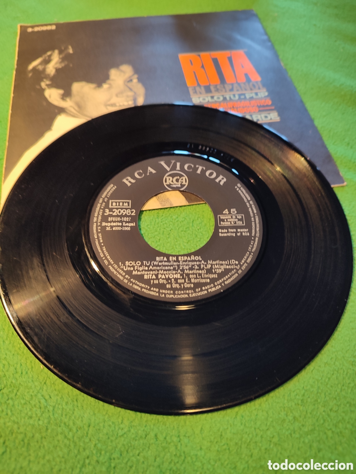 Discos de vinilo: Rita Pavone - Solo t&uacute;+ 3 - Foto 2