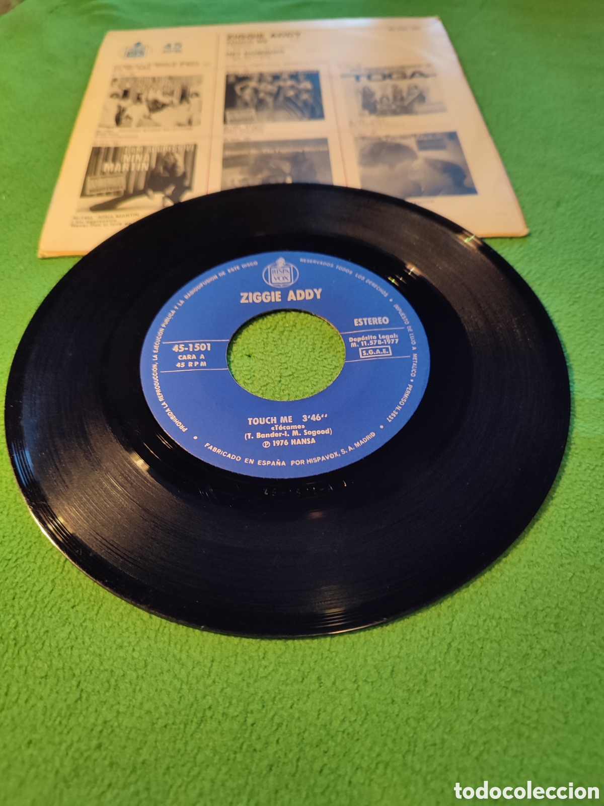 Discos de vinilo: Ziggie Addy - Touch me - Foto 2