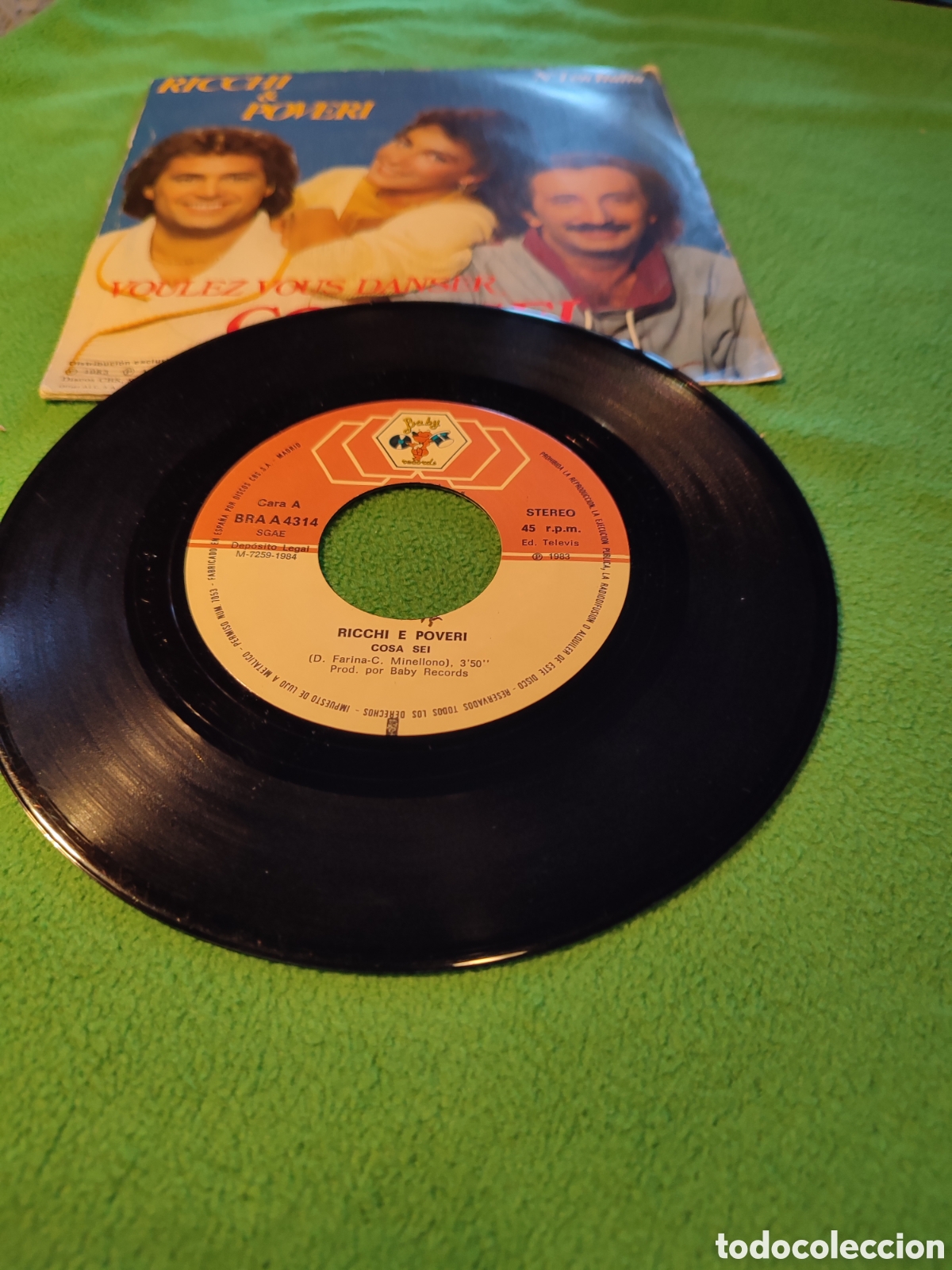 Discos de vinilo: Ricchi e Poveri - Cosa sei - Foto 2